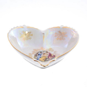 Конфетница сердце Queen's Crown Корона Мадонна перламутр 15 см Queens Crown