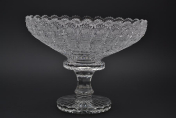Фруктовница 30 см на ножке Glasspo Bohemia Crystal