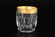 Комплект стаканов для виски 250 "Сафари голд" Bohemia Gold