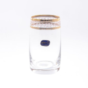 Комплект стаканов для воды Crystalex Bohemia Золотой Лист V-D 250 мл(6 шт.) Bohemia Crystalite