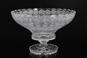 Фруктовница 35 см на ножке Glasspo Bohemia Crystal