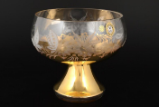 Конфетница Bohemia Бабочки 20 см Bohemia Crystal