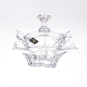Конфетница с крышкой Crystalite Bohemia Florale 20 см Bohemia Crystalite