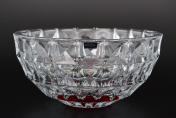 Фруктовница красная Crystalite Bohemia Diamond 28 см Bohemia Crystalite