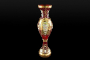 Ваза 110 см "Лепка гранат" E-V Bohemia Crystal