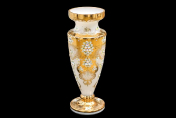Ваза 60 см Лепка белая E-S Bohemia Crystal