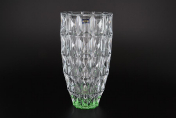Ваза зеленая Crystalite Bohemia Diamond 28 см Bohemia Crystalite