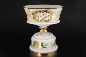 Фруктовница Bohemia Лепка белая 35 см Bohemia Crystal