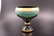 Фруктовница 26 зел. Bohemia Crystal