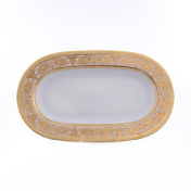 Овальное блюдо Falkenporzellan Imperial Creme Gold 24 см