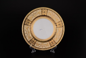 Набор тарелок 23 см Diadem Black Creme Gold (6 шт.) Falkenporzellan