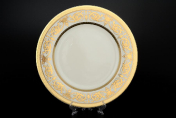 Круглое блюдо 32 см Constanza Cream Imperial Gold Falkenporzellan