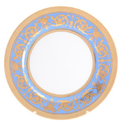 Набор тарелок Falkenporzellan Imperial Blue Gold 27 см(6 шт.)