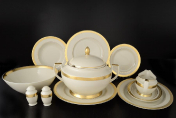Столовый сервиз Falkenporzellan Cream Gold 3064 на 6 персон 27 предметов
