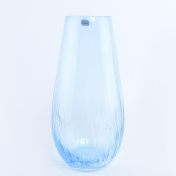 Ваза голубая Crystalex Bohemia Waterfall 30 см Bohemia Crystalite