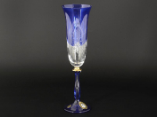 Комплект фужеров для шампанского 190 мл E-S Bohemia Crystal