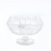 Ваза для варенья на ножке Bohemia Glasspo 13 см Bohemia Crystal