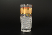 Комплект стаканов для воды 350 мл Max Crystal Золото (6 шт.) Bohemia Crystal