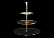 Фруктовница трёх ярусная Astra Gold Lilit 15*21*28 см