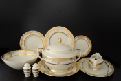 Столовый сервиз Falkenporzellan Cream Gold 6 персон 26 предметов