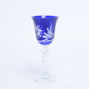 Комплект рюмок для водки 60 мл Цветной хрусталь (6 шт.) Bohemia Crystal