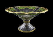 Фруктовница на ножке 34 см Flora's Empire Golden Green Light Decor Astra Gold