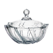 Конфетница с крышкой Crystalite Bohemia Infinity 19 см Bohemia Crystalite