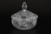 Конфетница с крышкой 15 см PERSEUS-NOVA Bohemia Crystalite