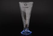 Ваза синяя Crystalite Bohemia Quadro 28 см Bohemia Crystalite