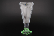 Ваза зеленая Crystalite Bohemia Quadro 33 см Bohemia Crystalite