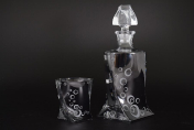 Комплект для виски 7 предметов QUADRO Bohemia Crystalite