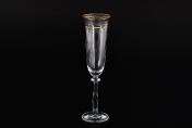 Комплект фужеров для шампанского 190 мл Анжела Панто Кристалайт (6 шт.) Bohemia Crystalite