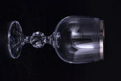 Комплект платина фужеров "Клаудия" для для вина 190 мл Кристалай (6 шт.) Bohemia Crystalite