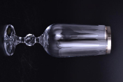 Платина Клаудия Комплект для шампанского 180 мл Кристалайт (6 шт.) Bohemia Crystalite