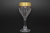 Комплект фужеров для вина 190 мл Сафари Костка (6 шт.) Bohemia Gold