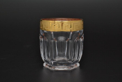 Комплект стаканов для виски 250 мл Сафари Костка (6 шт.) Bohemia Gold