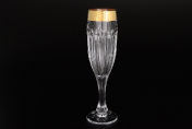Комплект фужеров для шампанского 150 мл Сафари Костка (6 шт.) Bohemia Gold