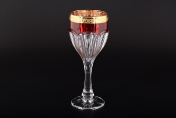 Комплект фужеров для вина 290 мл Сафари рубин (6 шт.) Bohemia Gold