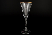 Комплект фужеров для вина 190 мл Виктория Узор (6 шт.) Bohemia Crystalite