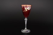 Комплект красных бокалов для вина 250 мл (6 шт.) Bohemia Crystalite
