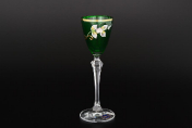 Комплект зеленых рюмок для водки 70 мл (6 шт.) Bohemia Crystalite