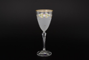Комплект белых матовых бокалов для вина 250 мл (6 шт.) Bohemia Crystalite