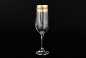 Комплект фужеров для шампанского 180 мл Диана (6 шт.) Bohemia Crystalite