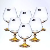 Комплект фужеров для бренди Crystalex Bohemia 400 мл(6 шт.) Bohemia Crystalite