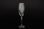 Комплект фужеров для шампанского 220 мл Lilly (6 шт.) Bohemia Crystalite