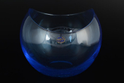 Ваза голубая Gondola Кристалекс 14х16 Bohemia Crystalite