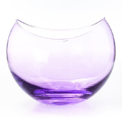Ваза фиолетовая Crystalex Bohemia Gondola Bohemia Crystalite