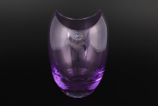 Ваза фиолетовая Gondola Кристалекс 18х12 Bohemia Crystalite