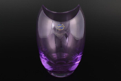 Ваза фиолетовая Gondola Кристалекс 26х14 Bohemia Crystalite