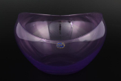 Фруктовница фиолетовая Gondola Кристалекс 15х23 Bohemia Crystalite